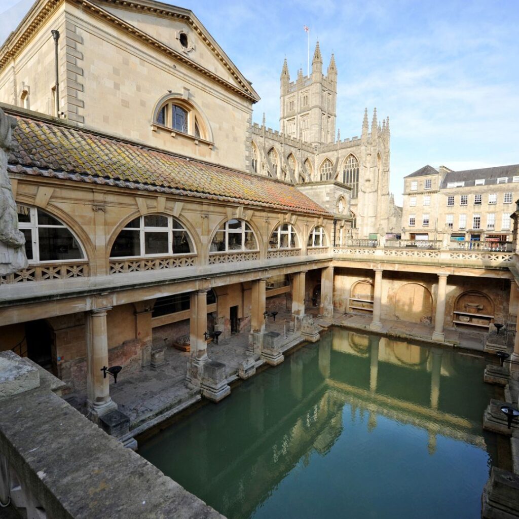 Roman Baths in Bath, UK