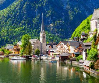 Austria Lake and Mountains